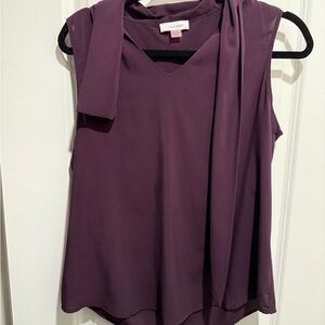 Calvin Klein Women's Deep Purple Blouse